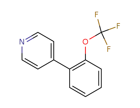 Molecular Structure of 923297-56-7 (4-(2-(Trifluoromethoxy)phenyl)pyridine)