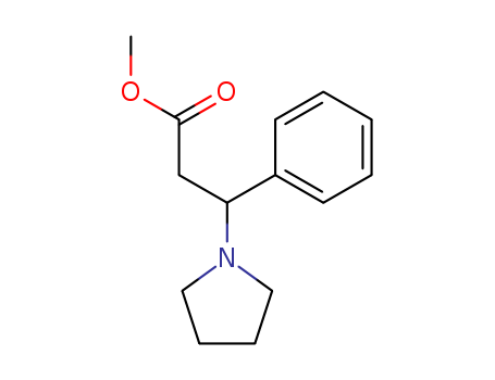 METHYL 3-PHENYL-3-(PYRROLIDIN-1-YL)PROPANOATE