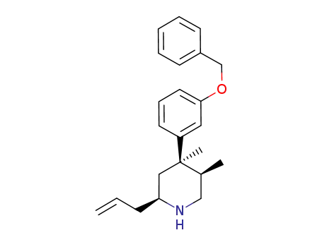 Piperidine, 4,5-dimethyl-4-[3-(phenylmethoxy)phenyl]-2-(2-propen-1-yl)-,
(2S,4R,5R)-