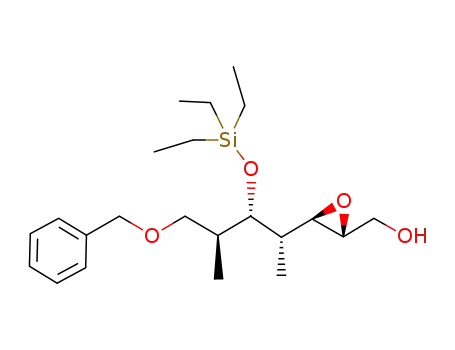 (2R,3R,4R,5S,6S)-7-benzyloxy-2,3-epoxy-5-triethylsilyloxy-4,6-dimethyl-1-heptanol