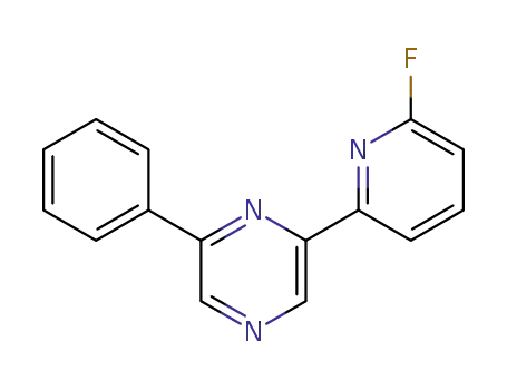 Molecular Structure of 1245643-28-0 (2-(6-fluoropyridin-2-yl)-6-phenylpyrazine)