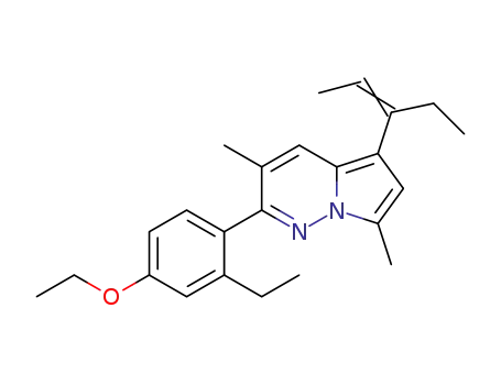 2-(4-ethoxy-2-ethylphenyl)-5-(1-ethylpropenyl)-3,7-dimethylpyrrolo[1,2-b]pyridazine