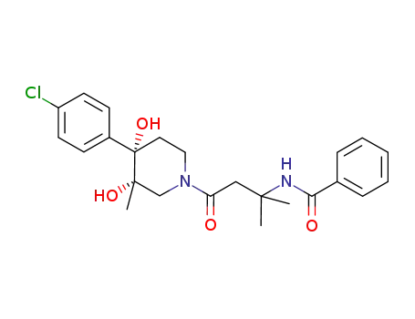 N-(4-((3S,4S)-4-(4-chlorophenyl)-3,4-dihydroxy-3-methylpiperidin-1-yl)-2-methyl-4-oxobutan-2-yl)cyclopentanecarboxamide