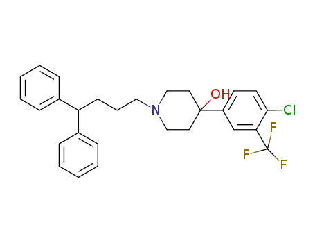 4-(4-chloro-3-(trifluoromethyl)phenyl)-1-(4,4-diphenylbutyl)piperidin-4-ol