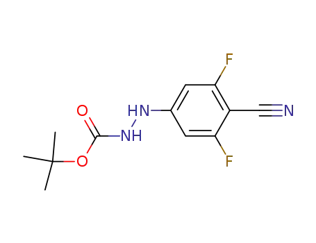 tert-butyl 2-(4-cyano-3,5-difluorophenyl)hydrazinecarboxylate