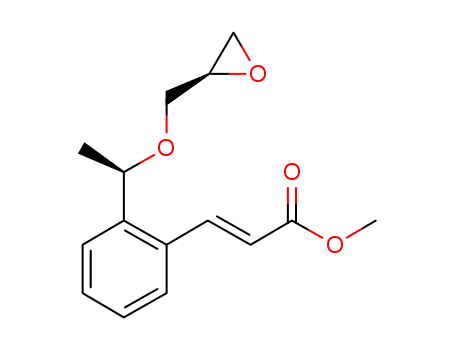 methyl (2E)-3-(2-{(1R)-1-[(2R)-oxiran-2-yl methoxy]ethyl}phenyl)prop-2-enoate
