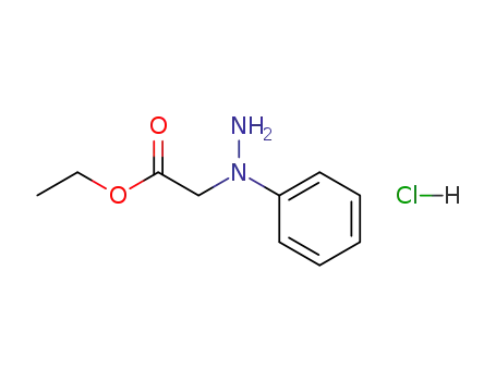 N-ethoxycarbonylmethyl-N-phenyl-hydrazine hydrochloride