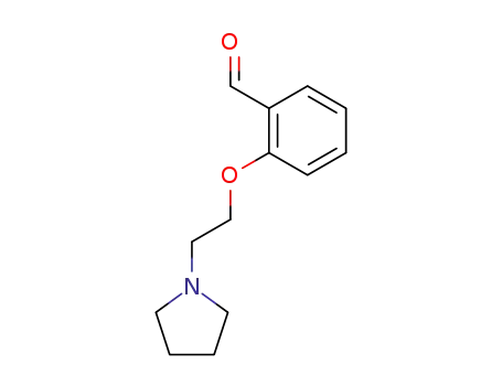 Molecular Structure of 35166-80-4 (2-(2-PYRROLIDIN-1-YL-ETHOXY)-BENZALDEHYDE)