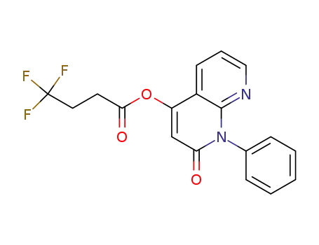 Molecular Structure of 929612-39-5 (1-phenyl-4-(4,4,4-trifluorobutyryloxy)-1,8-naphthyridin-2(1H)-one)