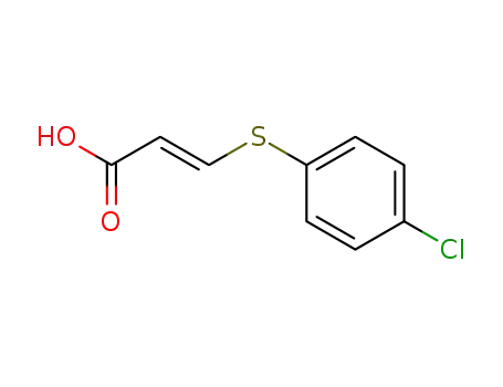 3-(4-chlorophenylthio)-2(E)-propenoic acid