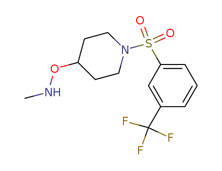 N-methyl-O-(1-(3-(trifluoromethyl)phenylsulfonyl)piperidin-4-yl)hydroxylamine