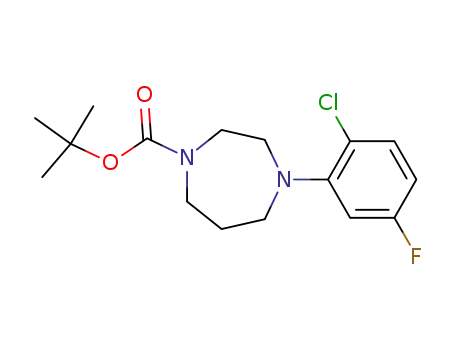 tert-butyl 4-(2-chloro-5-fluorophenyl)-1,4-diazepane-1-carboxylate
