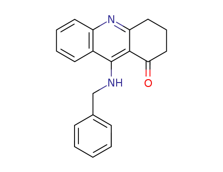 Molecular Structure of 104675-27-6 (3,4-Dihydro-9-[(benzyl)amino]-1(2H)-acridinone)