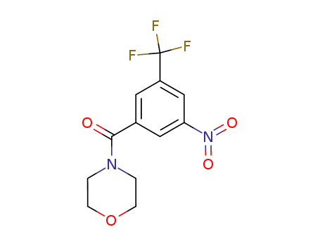 Molecular Structure of 22227-41-4 (morpholin-4-yl[3-nitro-5-(trifluoromethyl)phenyl]methanone)