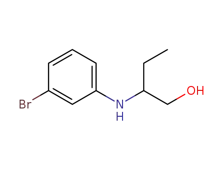 Molecular Structure of 1184497-56-0 (2-(3-bromophenylamino)-1-butanol)
