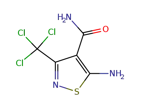 5-amino-3-(trichloromethyl)isothiazole-4-carboxamide