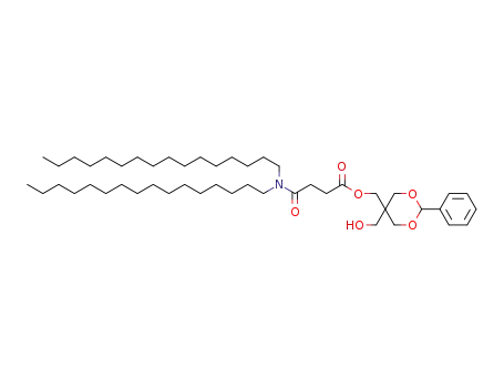 (5-(hydroxymethyl)-2-phenyl-1,3-dioxan-5-yl)methyl 4-(dihexadecylamino)-4-oxobutanoate