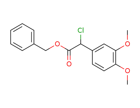 benzyl 2-chloro-2-(3,4-dimethoxyphenyl)acetate