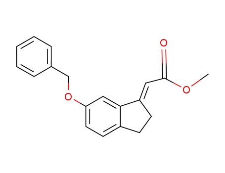 (E)-methyl 2-(6-(benzyloxy)-2,3-dihydroinden-1-ylidene)acetate