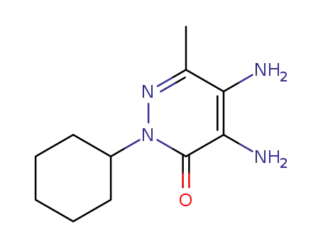 4,5-diamino-2-cyclohexyl-6-methylpyridazin-3(2H)-one