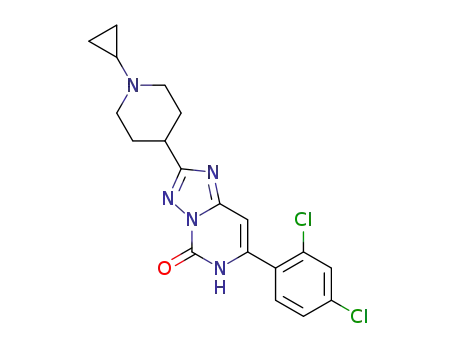 2-(1-cyclopropylpiperidin-4-yl)-7-(2,4-dichlorophenyl)[1,2,4]triazolo[1,5-c]pyrimidin-5(6H)-one