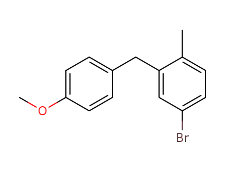 Benzene, 4-bromo-2-[(4-methoxyphenyl)methyl]-1-methyl-