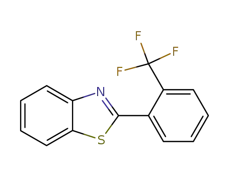 Molecular Structure of 156215-39-3 (2-(2-Trifluoromethyl-phenyl)-benzothiazole)