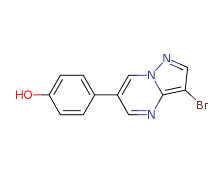 4-(3-Bromopyrazolo[1，5-a]pyrimidin-6-yl)phenol