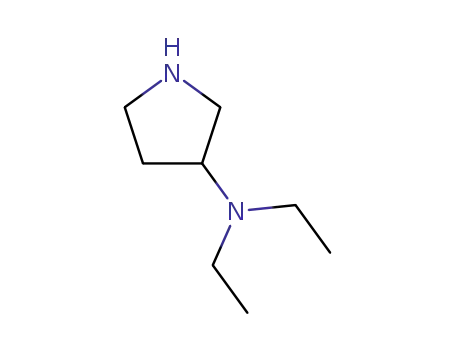Molecular Structure of 20984-81-0 (3-(DIETHYLAMINO)PYRROLIDINE)