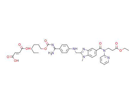 Molecular Structure of 1019206-70-2 (dabigatran etexilate fumarate)