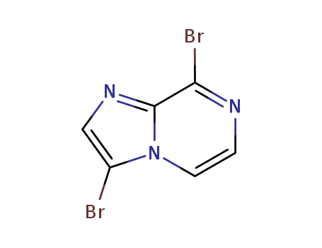 3,8-dibromo-imidazo[1,2-a]pyrazine