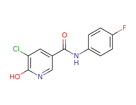 5-chloro-N-(4-fluorophenyl)-6-hydroxynicotinamide