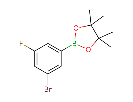2-(3-bromo-5-fluorophenyl)-4,4,5,5-tetramethyl-1,3,2-dioxaborolane cas no. 1357266-25-1 98%