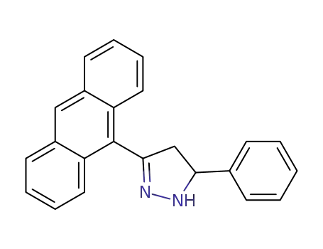 3-anthracen-9-yl-5-phenyl-4,5-dihydro-1H-pyrazole