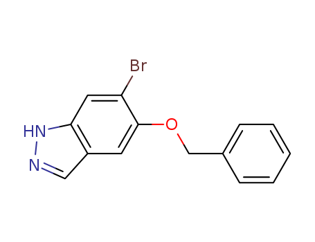 1H-Indazole, 6-bromo-5-(phenylmethoxy)-