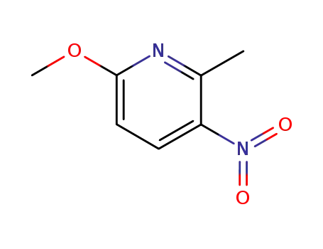 Molecular Structure of 5467-69-6 (2-METHOXY-5-NITRO-6-PICOLINE)