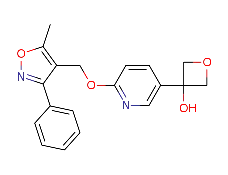 3-[6-(5-Methyl-3-phenyl-isoxazol-4-ylmethoxy)-pyridin-3-yl]-oxetan-3-ol