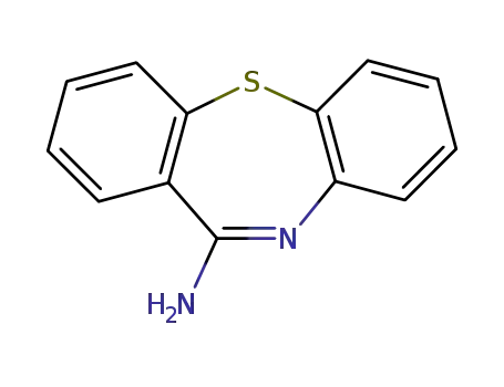 Molecular Structure of 5786-26-5 (dibenzo[b,f][1,4]thiazepin-11-amine)