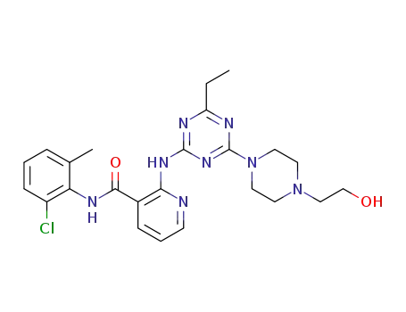 C<sub>24</sub>H<sub>29</sub>ClN<sub>8</sub>O<sub>2</sub>