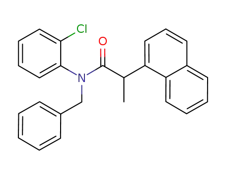 Molecular Structure of 1164334-53-5 (N-benzyl-N-(2-bromophenyl)-2-(naphthalen-1-yl)propanamide)