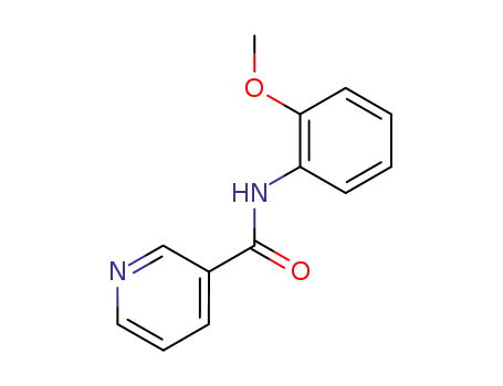 Molecular Structure of 70301-27-8 (N-(2-methoxyphenyl)nicotinamide)