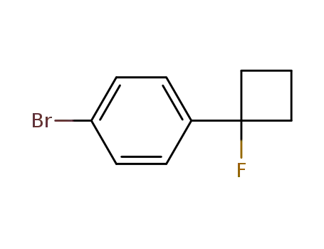 1-bromo-4-(1-fluoro-cyclobutyl)-benzene
