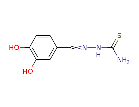 Molecular Structure of 22043-07-8 (2-[(E)-(3-hydroxy-4-oxocyclohexa-2,5-dien-1-ylidene)methyl]hydrazinecarbothioamide)
