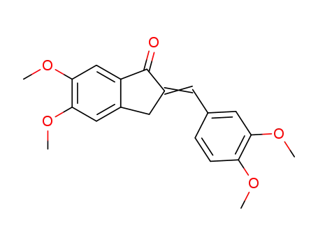 2-(3,4-dimethoxybenzylidene)-5,6-dimethoxy-2,3-dihydro-1H-inden-1-one