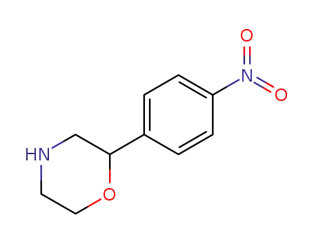 Molecular Structure of 61192-65-2 (Morpholine, 2-(4-nitrophenyl)-)