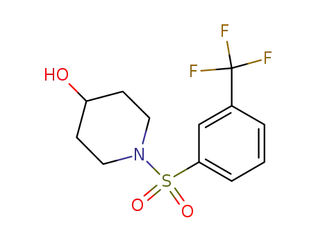 1-(3-(trifluoromethyl)phenylsulfonyl)piperidin-4-ol