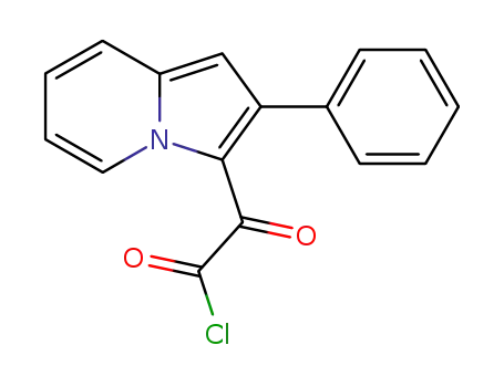 옥소-(2-페닐-인돌리진-3-일)-아세틸 클로라이드