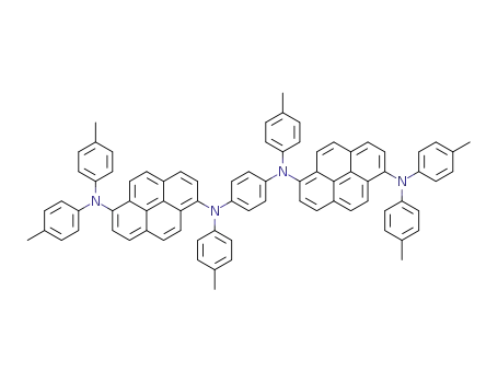 N<sub>1</sub>-(4-((6-(di-(p-tolyl)amino)pyren-1-yl)(p-tolyl)amino)phenyl)-N<sub>1</sub>,N<sub>6</sub>,N<sub>6</sub>-tri-(p-tolyl)pyrene-1,6-diamine