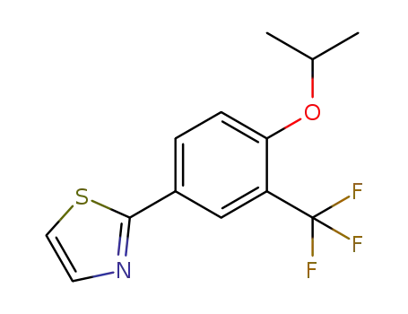 2-[4-[(1-methylethyl)oxy]-3-(trifluoromethyl)phenyl]-1,3-thiazole
