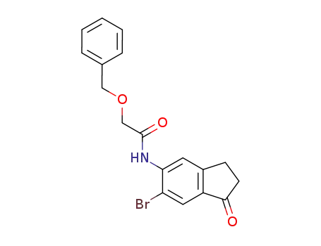 Acetamide,
N-(6-bromo-2,3-dihydro-1-oxo-1H-inden-5-yl)-2-(phenylmethoxy)-